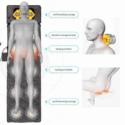 Massage Mat - Vibration and Shiatsu Massage